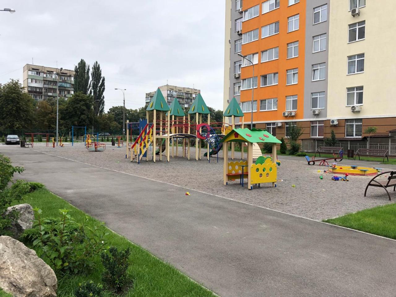 Стильна Та Простора Квартира Kiev Exteriör bild